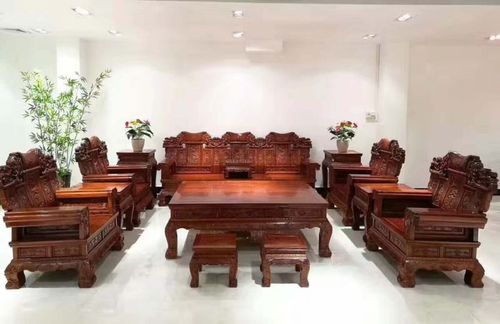 中山红木家具刺猬紫檀古典爆款沙发6件套全国低价销售
